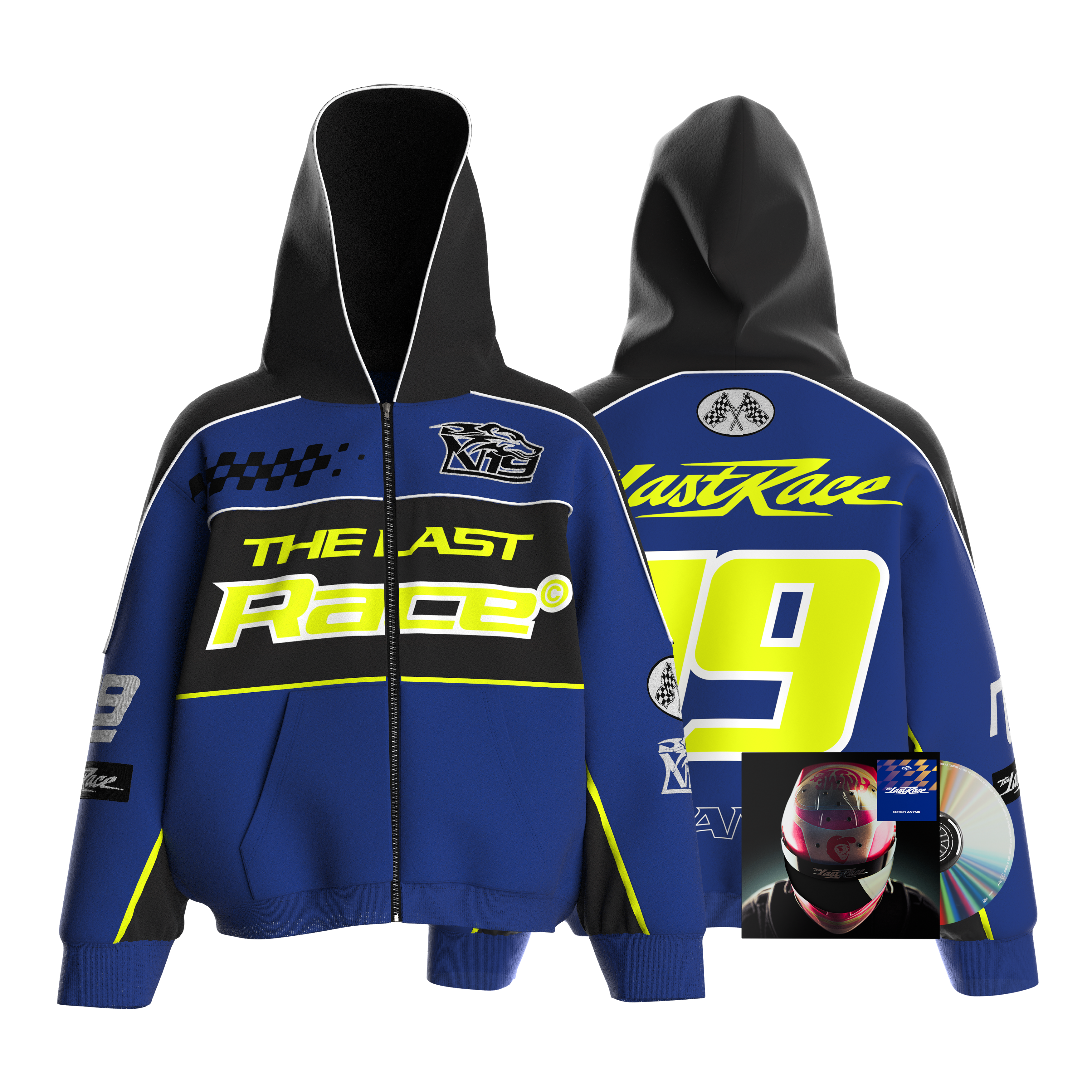 Pack Hoodie ZIP Racing