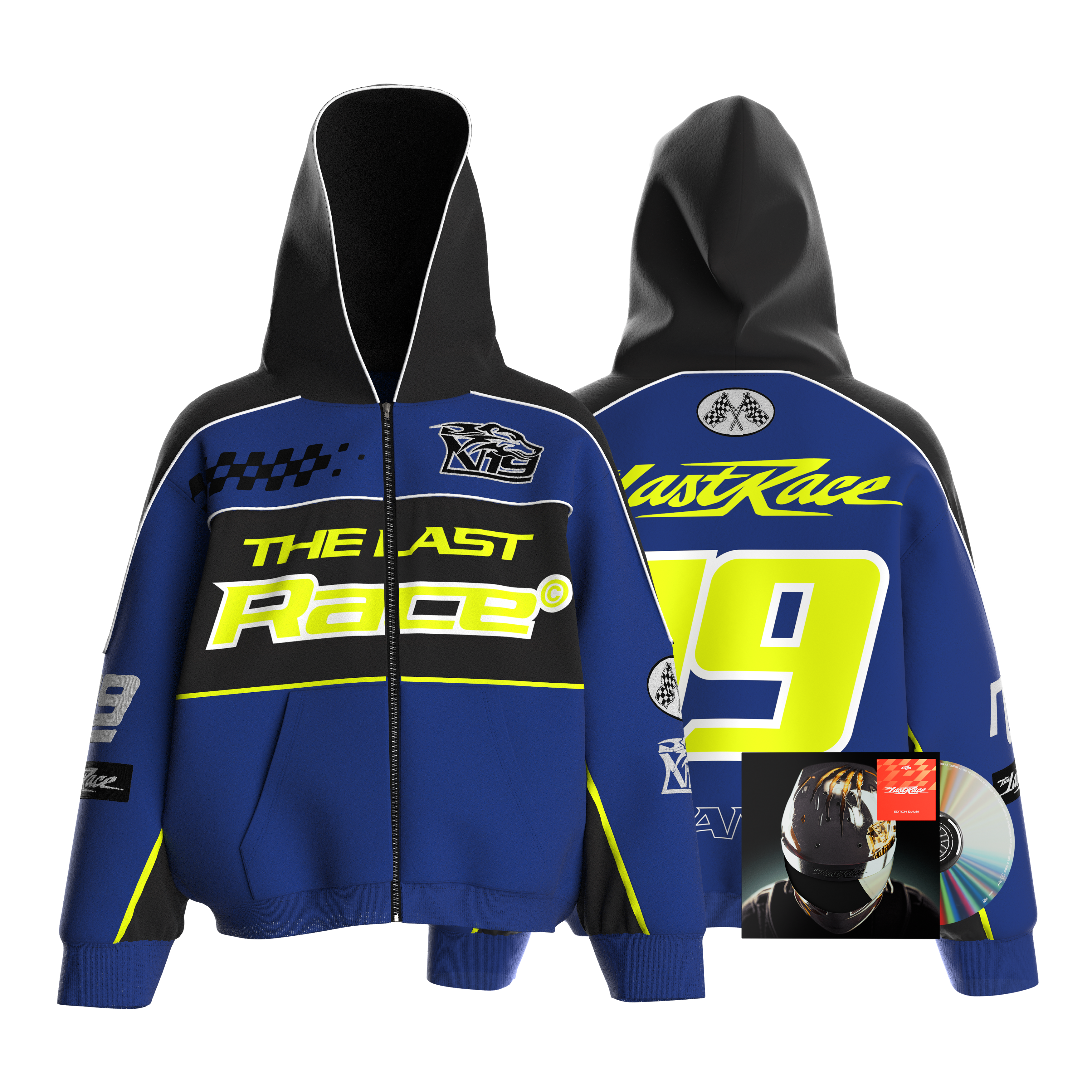 Pack Hoodie ZIP Racing
