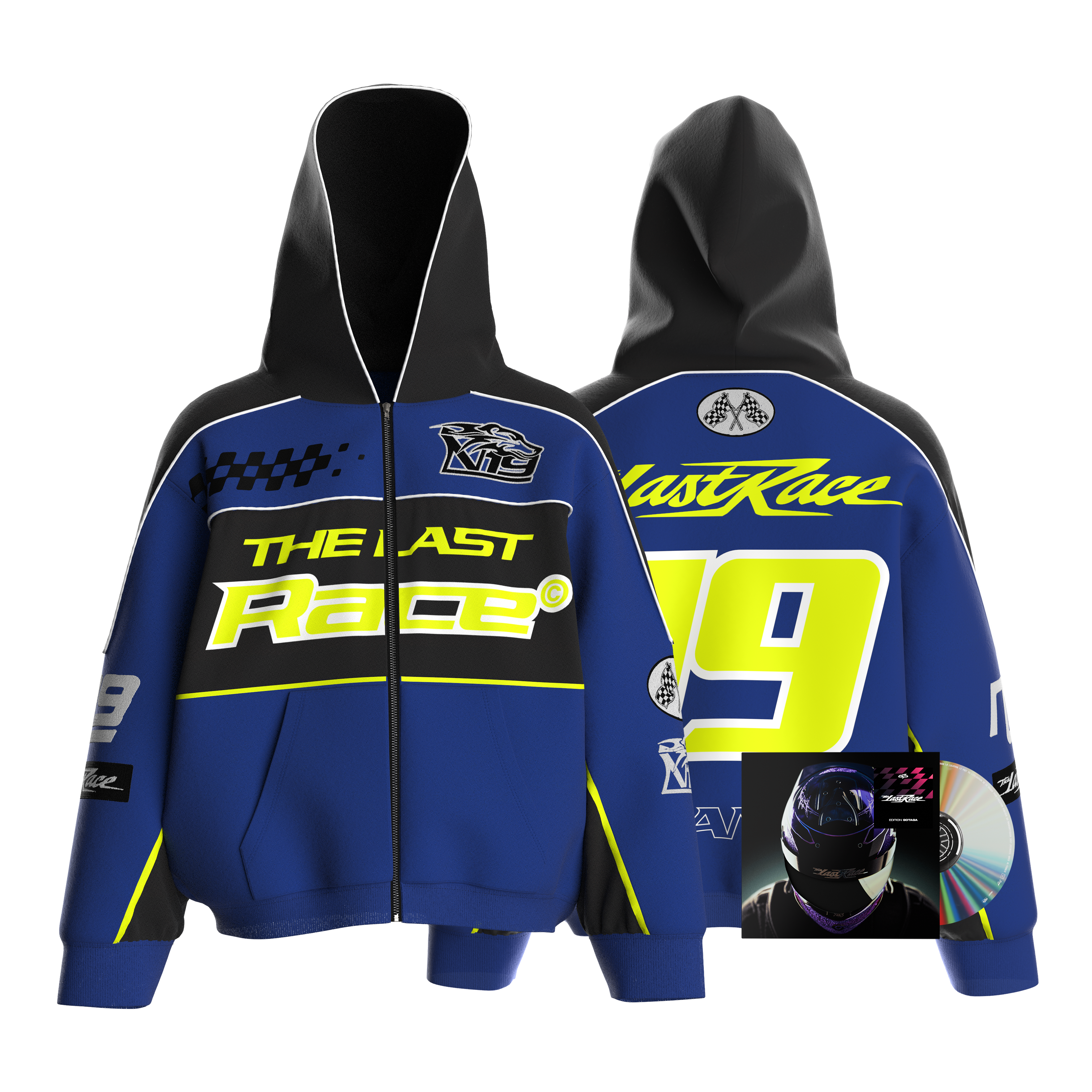 Pack Hoodie ZIP Racing