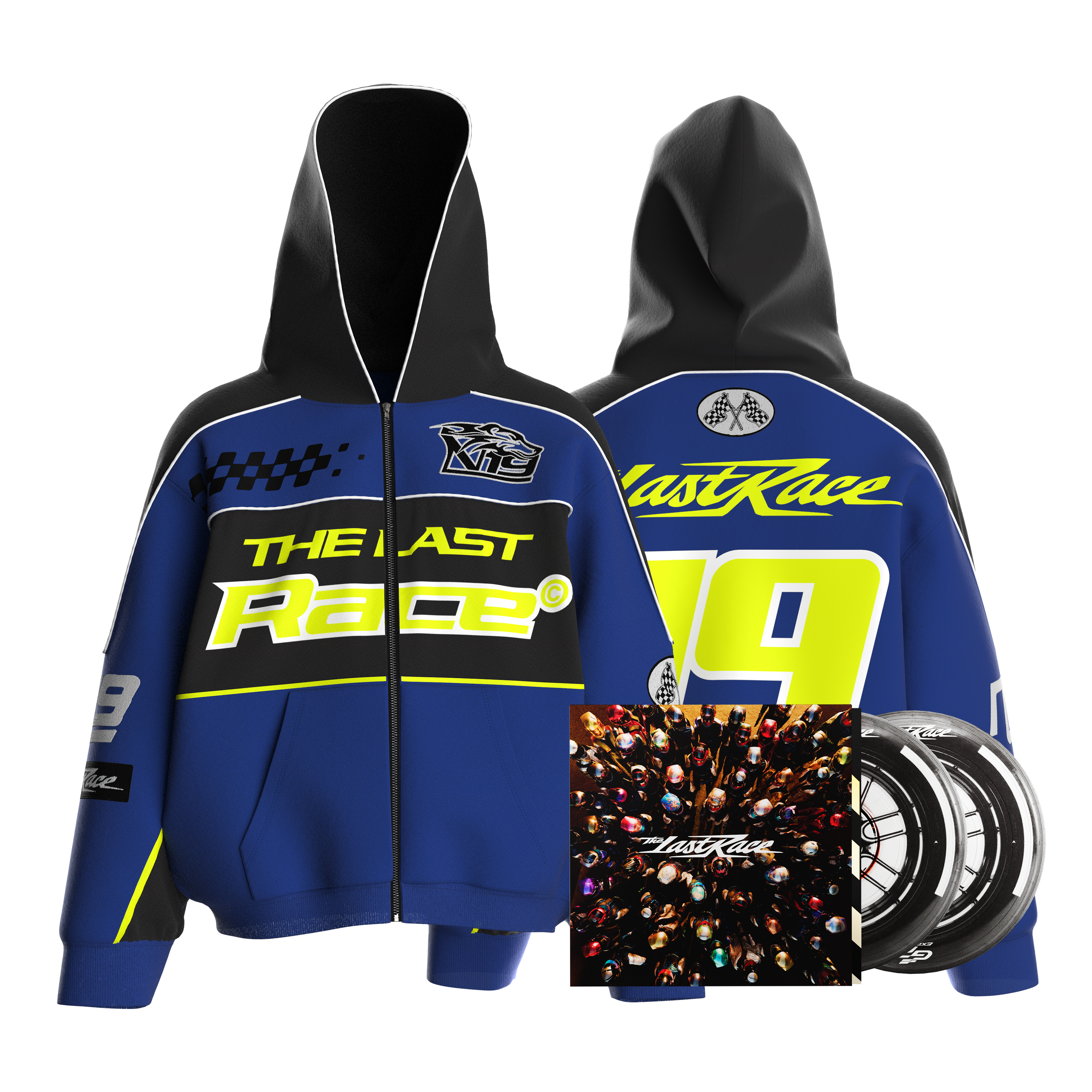 Pack Hoodie ZIP Racing